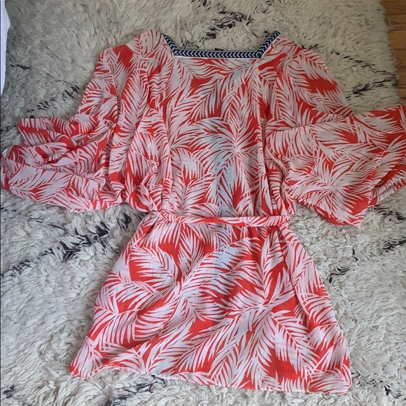 Victoria’s Secret Red/White Printed Swim Coverup - Picture 4 of 4